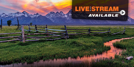 Spectacular view of Grand Teton National Park and the Teton Mountain Range—perfect backdrop for CME/CE conferences in Jackson Hole, Wyoming.